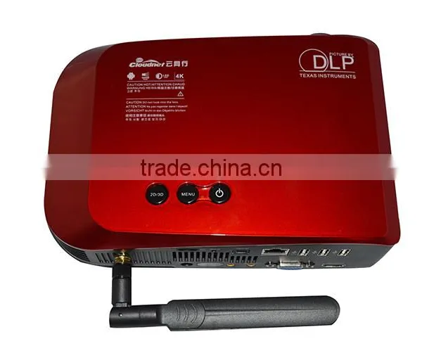 Android 4K Portable Projector 1GB RAM 8GB ROM Cheap Projector Mobile Phone 10000 Lumens Projector photo-3