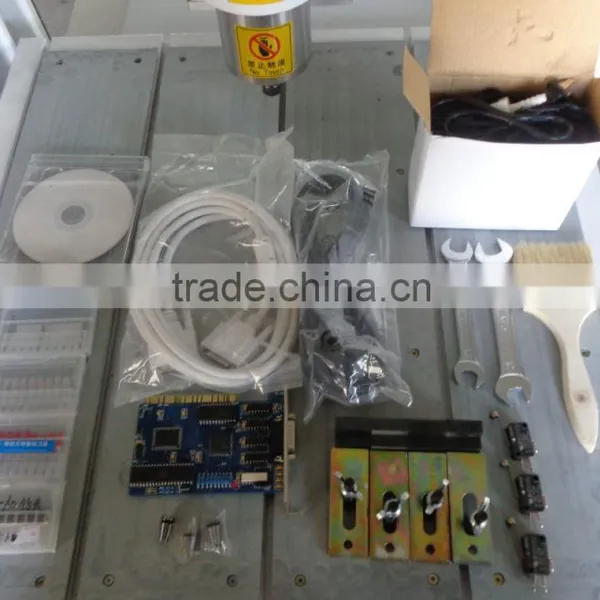 Platform Moving PCB CNC Router ZK-6060 With 1.5KW Spindle&Linear Round Guide Rail 600*600*100mm photo-6