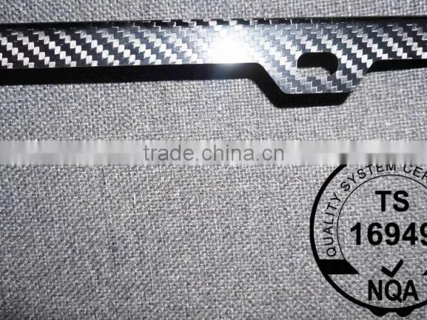 UNIVISAL CARBON FIBER License Plate Frame for USA photo-5