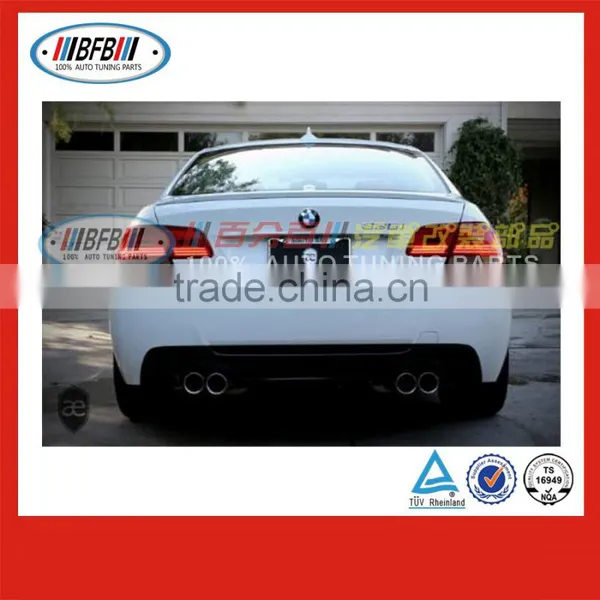 Auto Black Carbon Fiber 3 Series M3 Style E92 For Bmw Spoiler Lip Rear 2006-2012 photo-2