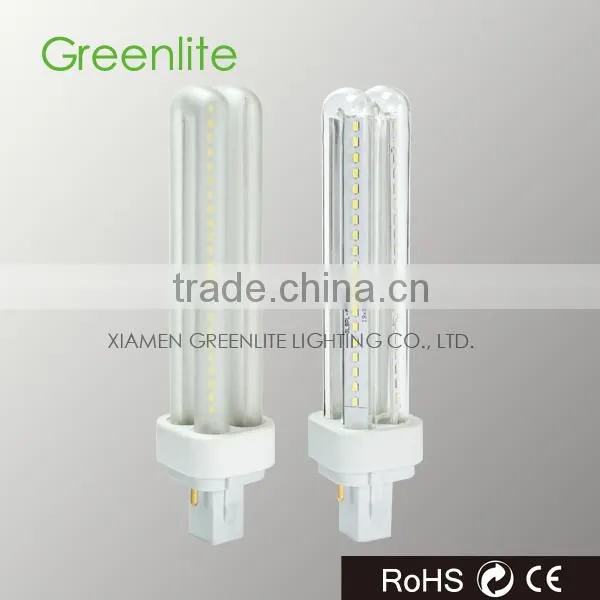 High Quality best selling PLC 2 pin led g24d lamp 9W 800lm corn light                        
                                                Quality Choice