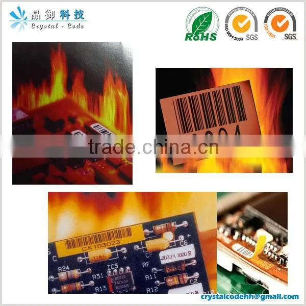 High Temperature Heat-resistant Label Self Adhesive Stickers photo-2