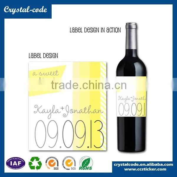 Good Printing New Design Die Cut Wine Label photo-4
