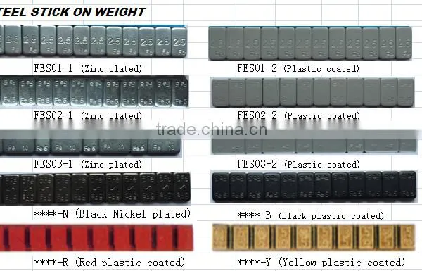 Steel Fe Iron Stick on Wheel Weight Steel Adhesive Wheel Weight photo-4