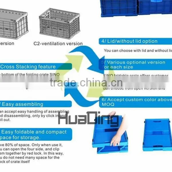 Durable Plastic Inject Foldable Crate Molding Manufacturer photo-4
