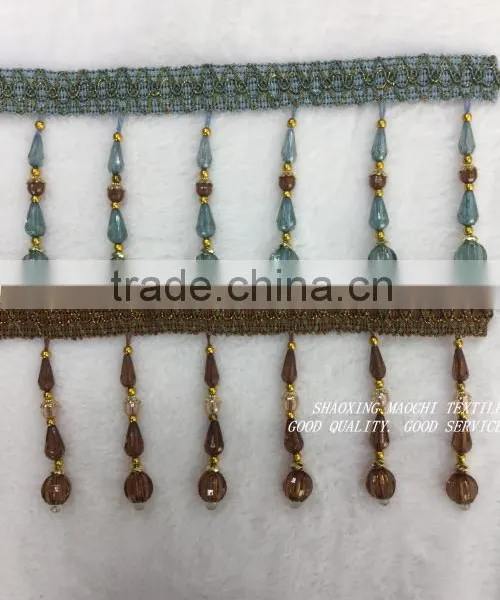 2015 New Design 13cm Long Crystal Curtain Lace, Shining Crystal, Accessories photo-3