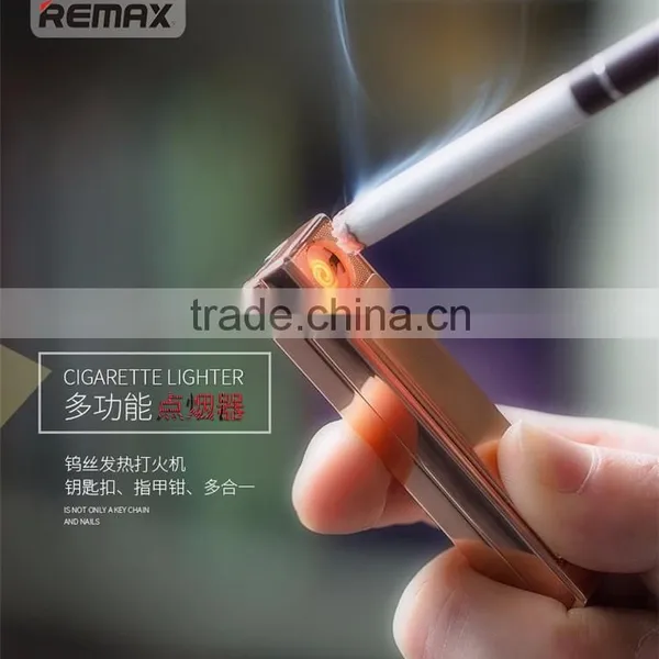 Remax Usb Metal Lighter /lighters Smoking Accessories /Electronic Key Chain Cigarette Lighter photo-6