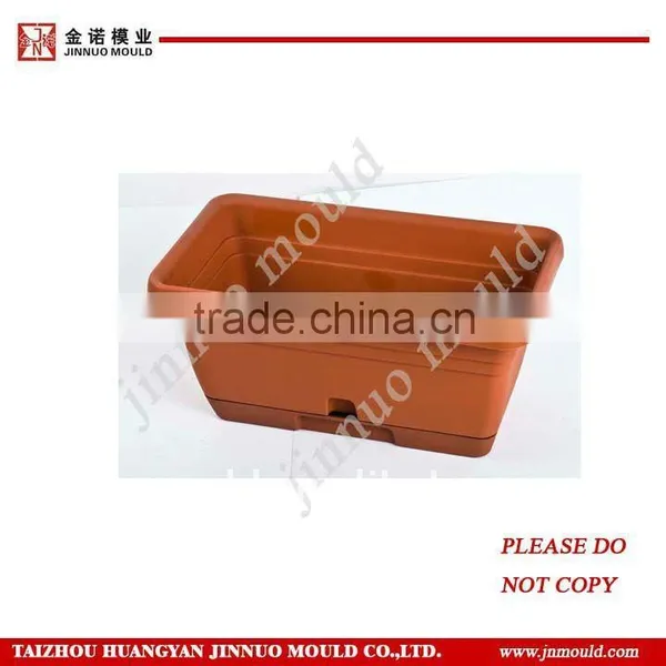 Plastic flower pot mold