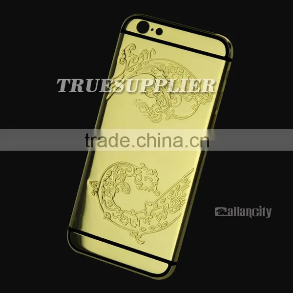 for Iphone 6 Plus 24k Gold Housing,new for Apple Iphone 6 Plus Gold Housing,for Apple Iphone 6 Plus Housing Gold Color photo-2