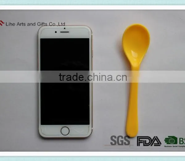 Food Grade Colorful Ice Cream Plastic Mini Spoon photo-4