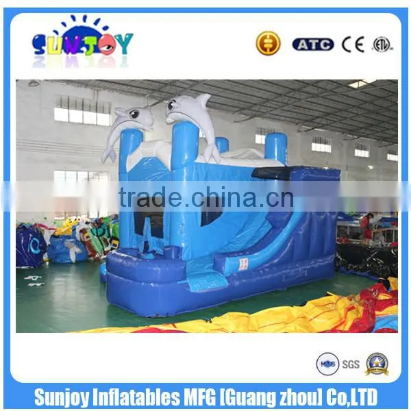 USA Popular Inflatable Bounce House With Water Slide For Kids photo-3