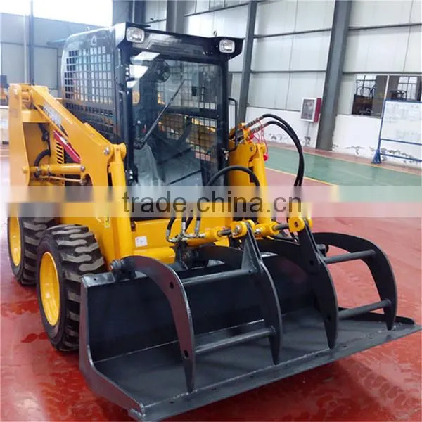 Hot Sale Wheel Chinese Skid Steer Loader With 4 in 1 Bucket photo-3