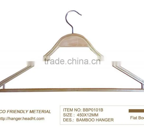 These HEAD Eco Bamboo, Bamboo Laminated Hangers With Clips, Children Hangers photo-2