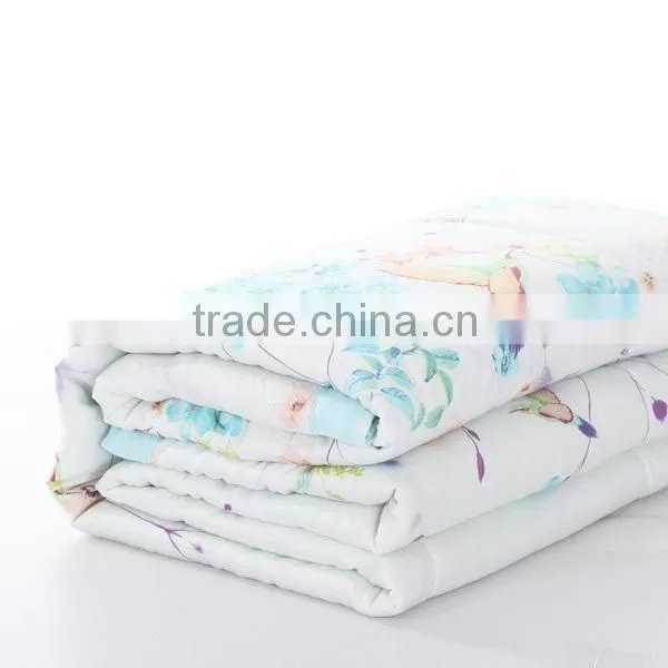 Hotel Patchwork Microfiber Summer Quilt/cotton Printed Bedding Set photo-3
