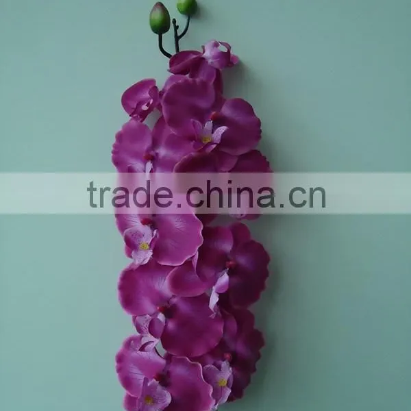 Faux Flower Home Decoration Orchid (10 Head, 2 Fruit) Fabric Artificial Orchid