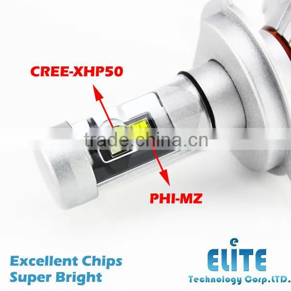 6G H4 H13 LED Headlight For Car 3000LM All In One Fanless Design photo-3