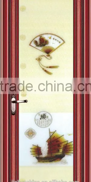 Commercial Aluminum Photo Frame Glass Door Toilet Glass Door Size photo-2