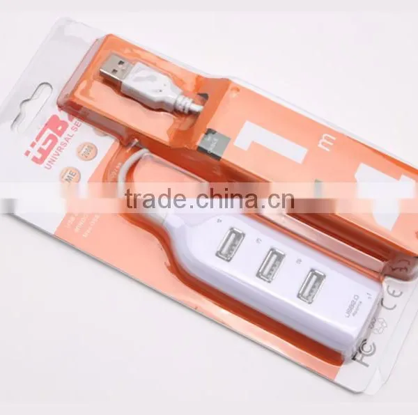 New Wholesale High Speed Mini 4 Port USB 2.0 Hub USB Port For Laptop PC Computer Laptop Peripherals Accessories photo-4
