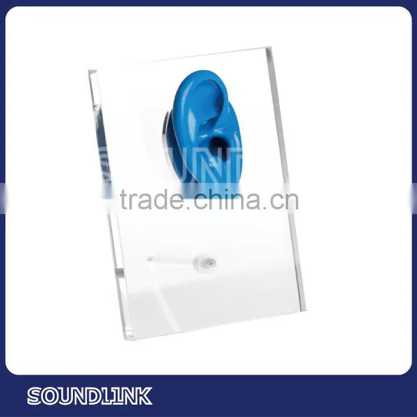 Clear Acrylic Display Rechargeable Mini Hearing Aid With Four Ears photo-4