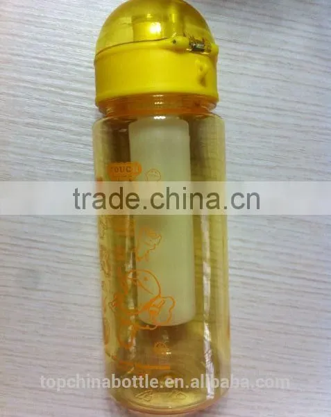 2014 Wholesale 400ml BPA Free Kids'water Bottle With Ice Tube
