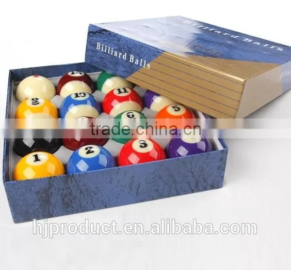 57.2mm High Quality Resin Blue Box 3A Pool Ball/ Factory Promotion photo-3