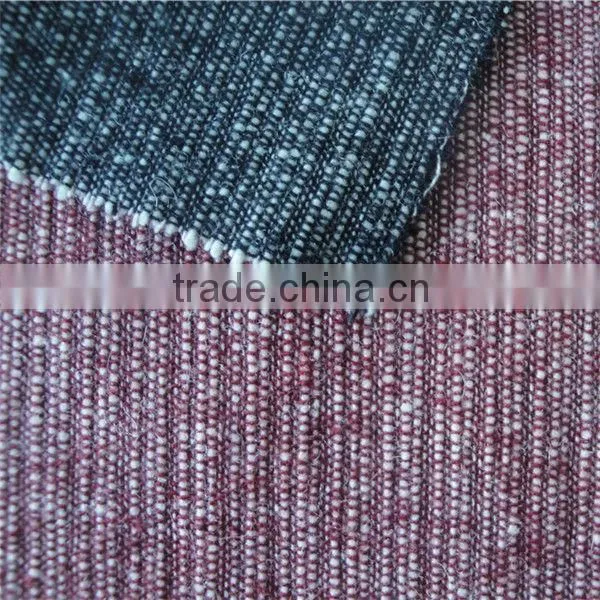 Wool Tweed Fabric With Polyester