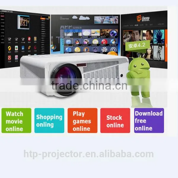 1080P FULL HD Projector 3d Led 3000 Ansi Lumens Proyector With Android Wifi photo-5