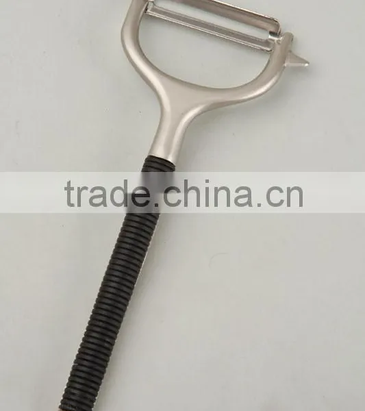 Zinc Alloy With Plastic Handle and Stainless Steel Potato and Apple Peeler,kitchen Gadget photo-2