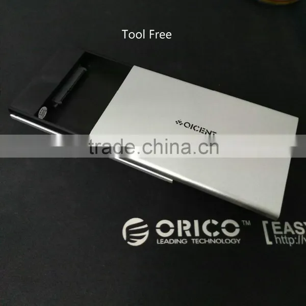 ORICO 2528C3 Aluminum Alloy 2.5 Inch USB 3.0 HDD External Enclosure Case With USB-C Port C to A Cable for 9.5mm 7mm SATA HDD photo-5