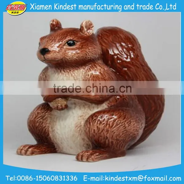 Elegant Cute Little Owl Ceramic Animal Figurine for Decro photo-5