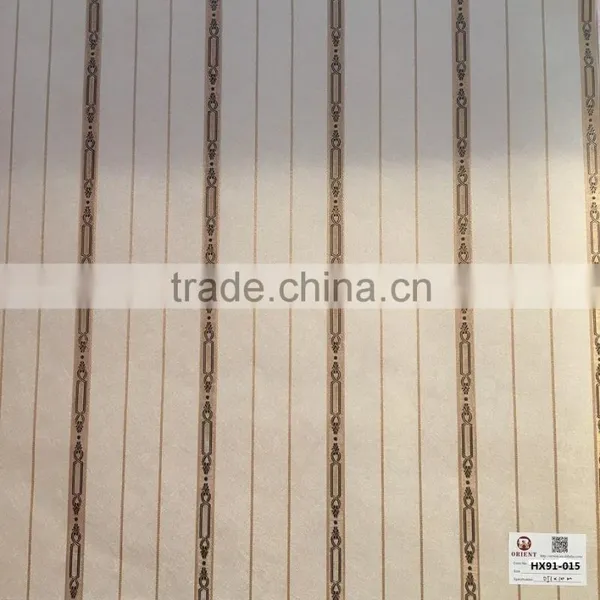 2015 Dubai Big5 Hot Sale PVC Waterproof Designs Wallpaper Simple Style
