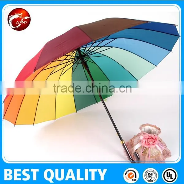 Promotional Rainbow Golf Umbrella.auto Open Straight Umbrella photo-6