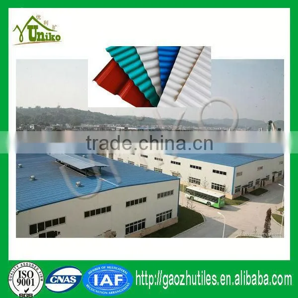 2015 New Plastic Cover Pvc Resin Roof Sheet Made in China photo-3