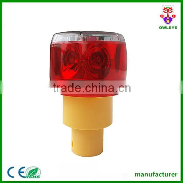 High Visibility LED Solar Light Tower Warning