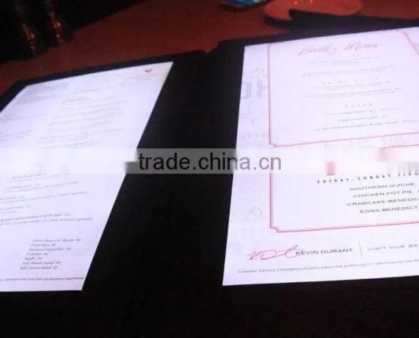 Led Lighting Menu Cover photo-3
