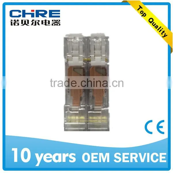 2P Mini Circuit Breaker With Transparent Cover DZ47-63 40-63A photo-2
