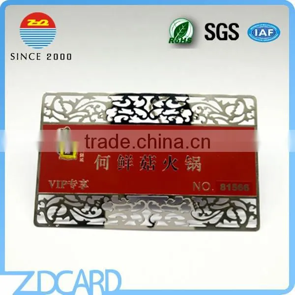 Cheap Plated Brushed and Laser Metal Business Card photo-6