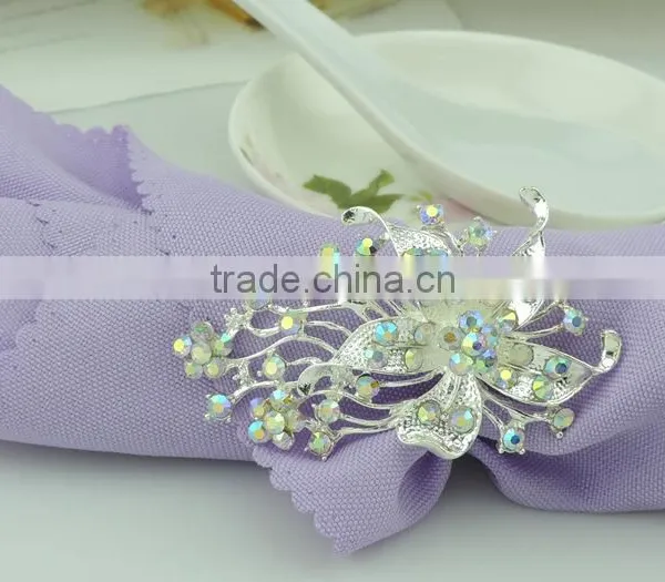 Latest Fashion Crystal Wholesale Napkin Rings photo-6