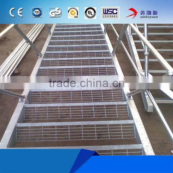 Plain Bar / I-shape Hot Dipped Galvanized 25x5 Steel Bar Grating / Serrated Galvanized Steel Grating Weigh photo-3
