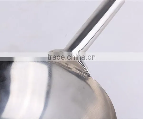 SGS Certificate Best 16 Inch Round Mini Stainless Steel Wok photo-2