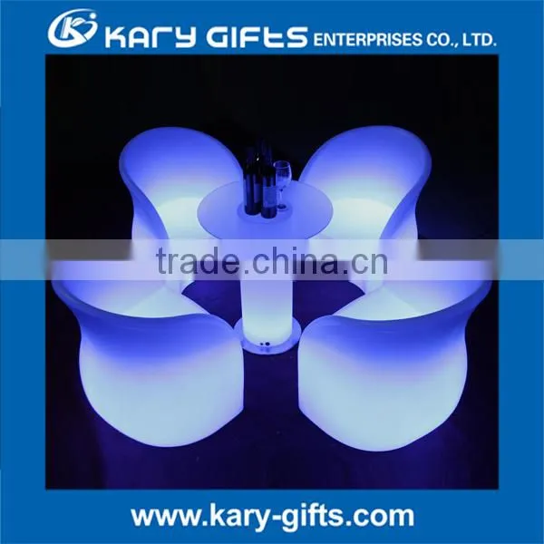 Dining Room Furniture in China Plastic Led Restaurant Patio Furniture photo-5