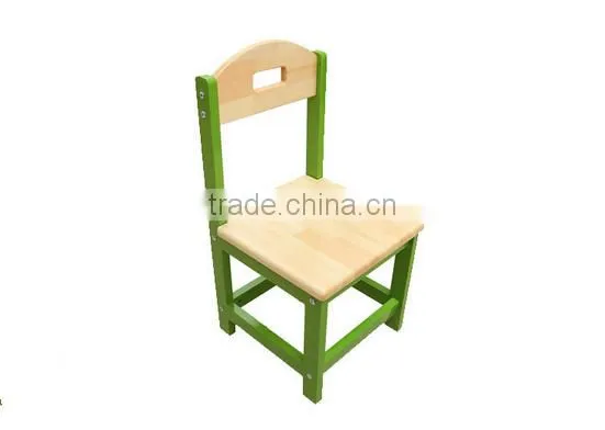 Wholesale Solid Wood Children Study Chairs Kids Chair With Wooden Frame photo-3