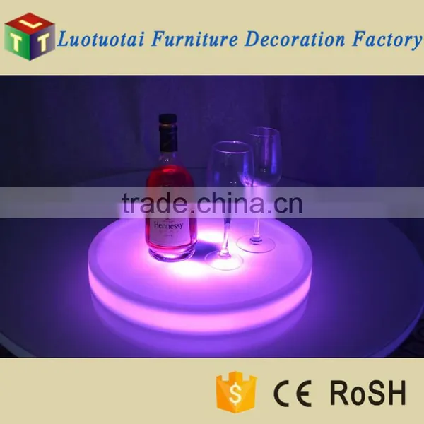 Wholesale LED Multicolour Bar Decorative Wine Bottle Racks, Plastic Wine Bottle Holder, Light up Wine Bottle Tray photo-5