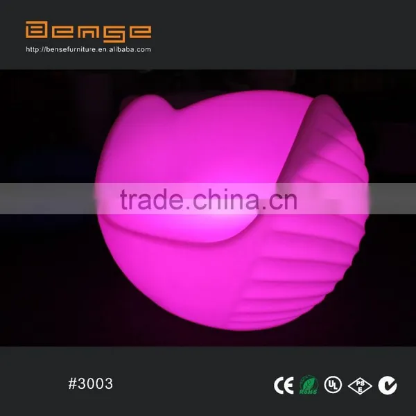2016 New Hug Curve Sofa Plastic LED Sofa photo-2