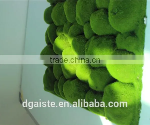 Indoor Decoration Flocking Moss Rock Shape Wall Moss Panel Backdrop photo-5