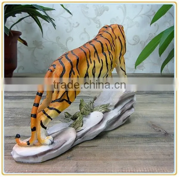 Customized Garden Decoration Life Like Wild Animal Tiger Sculpture photo-2