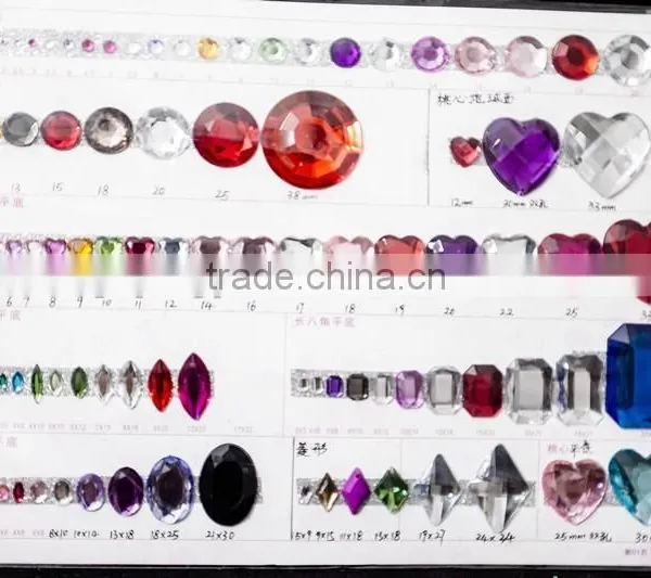 Clear Acrylic Colorful Various Clothes Bead Accessories Decorations photo-5