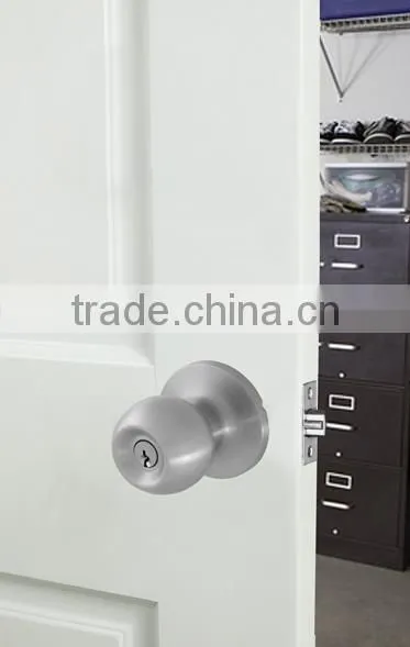 Stainless Steel Entry Privacy Passage 587 Hotel Round Knob Door Lock photo-4