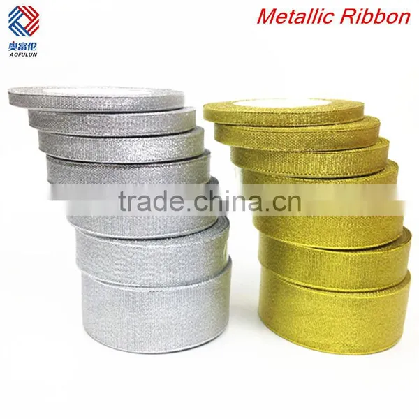 Gold Metallic Ribbon for Decoration photo-5