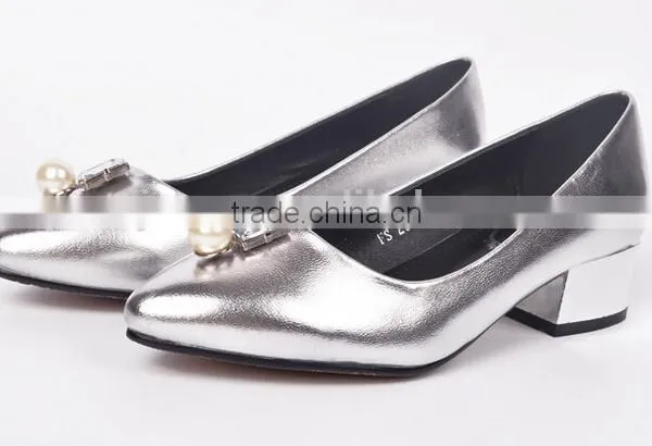 GZY Classics PU Heel Ladies Working Dress Women Shoes 1 Pair photo-6